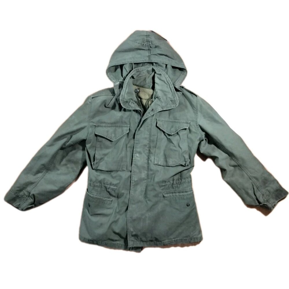 Vtg 60s 70s M-65 Field Jacket Vietnam Era Cold Weather US Army Coat Small
